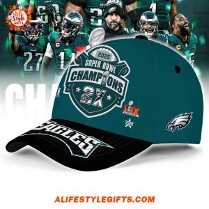 2025 Super Bowl Champions 2X Philadelphia Eagles Cap