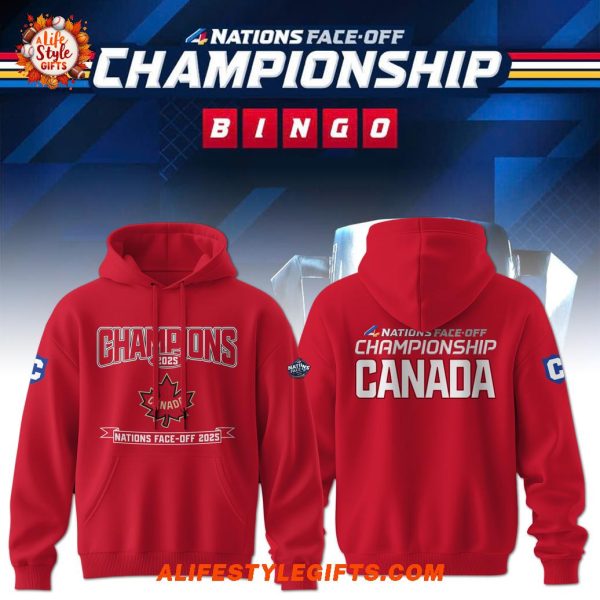 4 Nations Face-Off 2025 Champion For Fans Hoodie