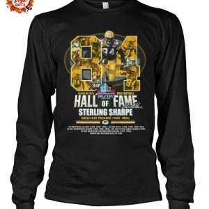 84 Hall Of Fame Sterling Sharpe Green Bay Packers T-Shirt