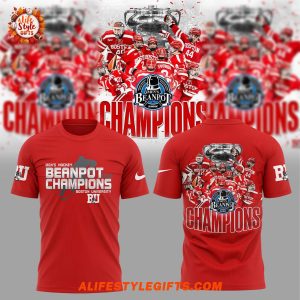 Boston University Men Ice Hockey Beanpot Champion 2025 For Fans T-Shirt