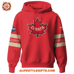 Canada Fanatics Red 2025 4 Nations Face-Off Hoodie