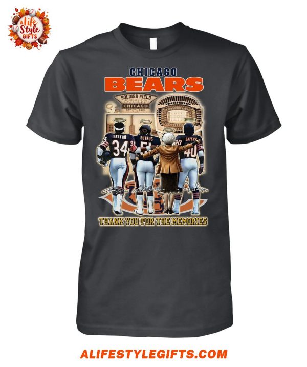 Chicago Bears 2025 Thank You For The Memories 2D T-Shirt