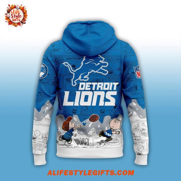 Detroit Lions 75th Anniversary Of Peanuts Limited Hoodie