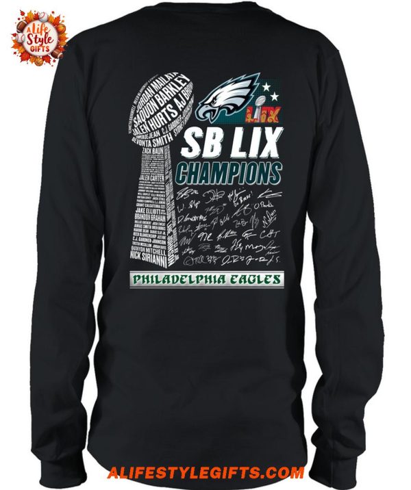 Fly Champs Fly 41-33 40-22 Philadelphia Eagles T-Shirt