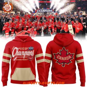 Canada Hockey 4 Nations Face-Off 2025 Champions Premium Edition Hoodie