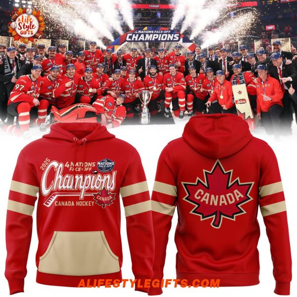 Hockey Canada Champions De La Confrontation De 4 Nations Limited Hoodie