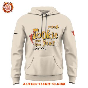 Indiana Fever Caitlin Clark Playa Society Cream 2024 WNBA Rookie of the Year Hoodie