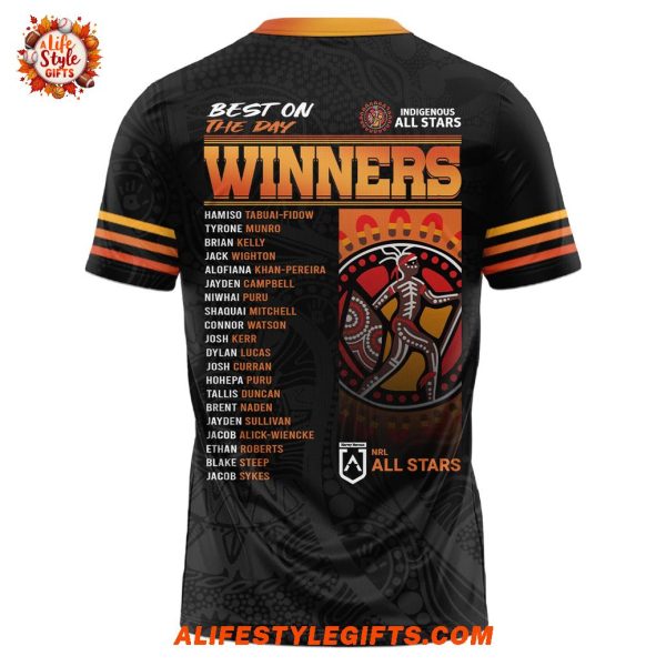 Indigenous All Stars Winner List Team 2025 Shirt