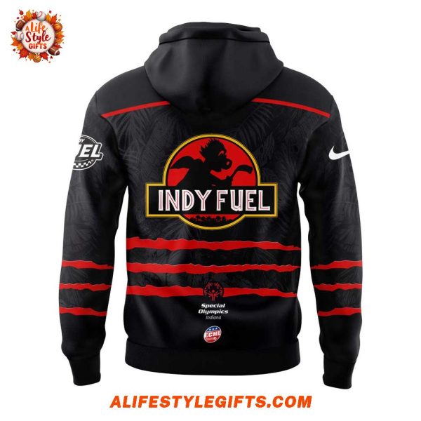 Indy Fuel Hockey Tonight’s Jurassic Drip 2025 Hoodie