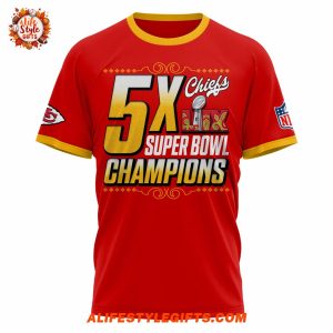 Kansas City Chiefs Back to Back LIX to Back Super Bowl Champions 2025 T-Shirt