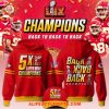 Kansas City Chiefs Champions Super Bowl Lix Back To Back Limited Red Hoodie