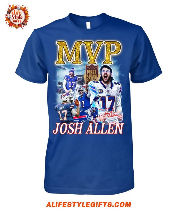 MVP Josh Allen Buffalo Bills 2025 2D T-Shirt