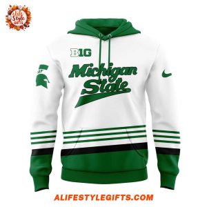 Michigan State Hockey Kelly Greens Uniform For Fans Hoodie