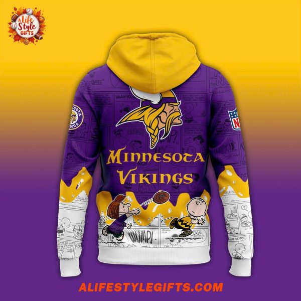 Minnesota Vikings 75th Anniversary of Peanuts For Fans Hoodie