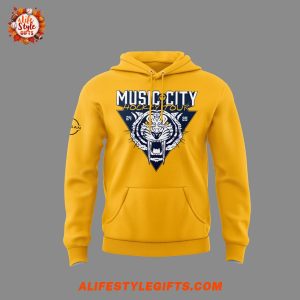 Music City Tour Hockey Tour 24-25 Playing All The Smash Hits Yellow Hoodie