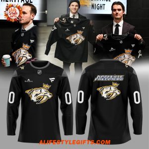 Nashville Predators Black Music Heritage Night Hockey Jersey