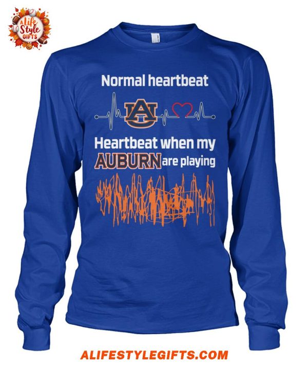 Normal Heartbeat When My Auburn Are Playing T-Shirt