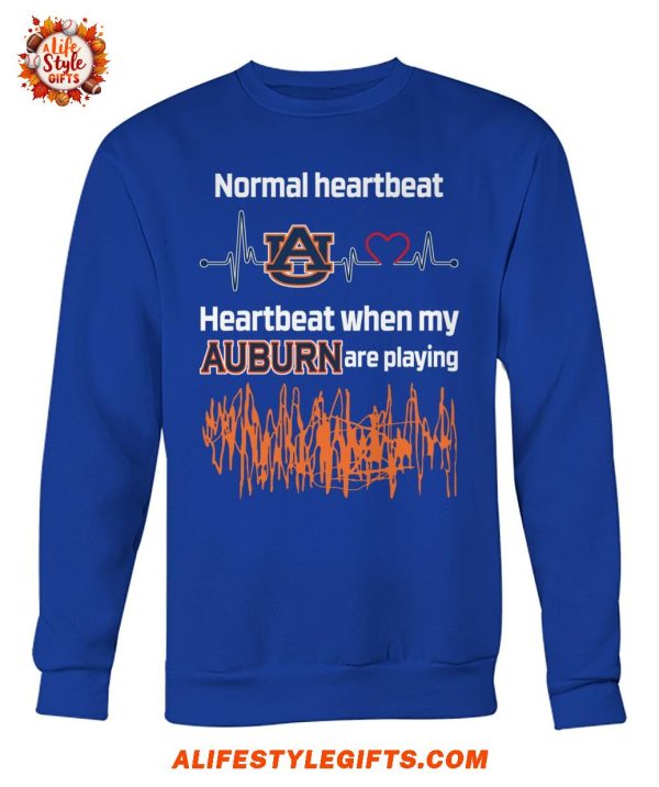 Normal Heartbeat When My Auburn Are Playing T-Shirt