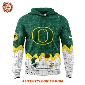 Oregon Football 75th Anniversary of Peanuts 2025 Hoodie