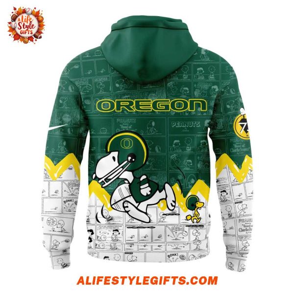 Oregon Football 75th Anniversary of Peanuts 2025 Hoodie