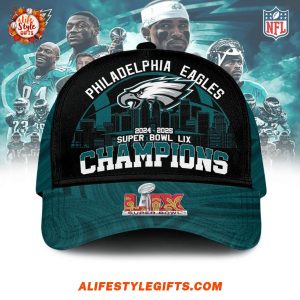 Philadelphia Eagles 2024-2025 Super Bowl LIX Champions Cap