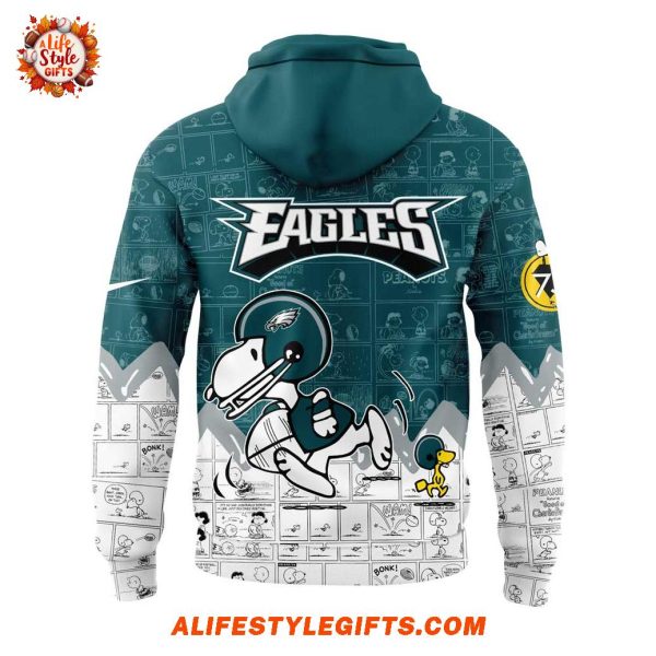 Philadelphia Eagles 75th Anniversary of Peanuts 2025 Hoodie