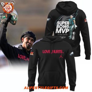 Philadelphia Eagles Love Hurts Super Bowl LIX Champions Hoodie