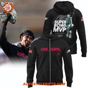 Philadelphia Eagles Love Hurts Super Bowl LIX Champions Hoodie