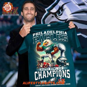 Fly Champs Fly 41-33 40-22 Philadelphia Eagles T-Shirt