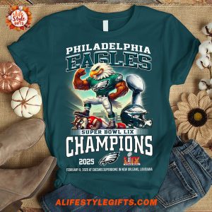 Philadelphia Eagles Super Bowl LIX Champions 2025 Limited T-Shirt