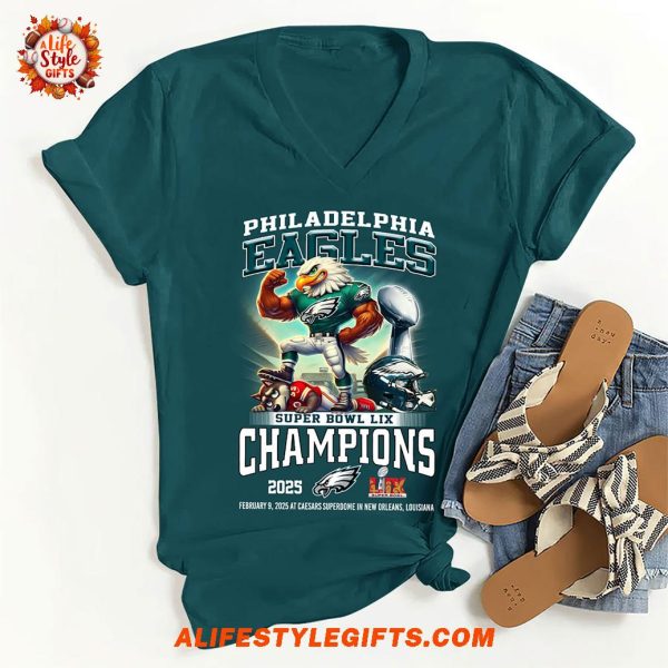 Philadelphia Eagles Super Bowl LIX Champions 2025 Limited T-Shirt