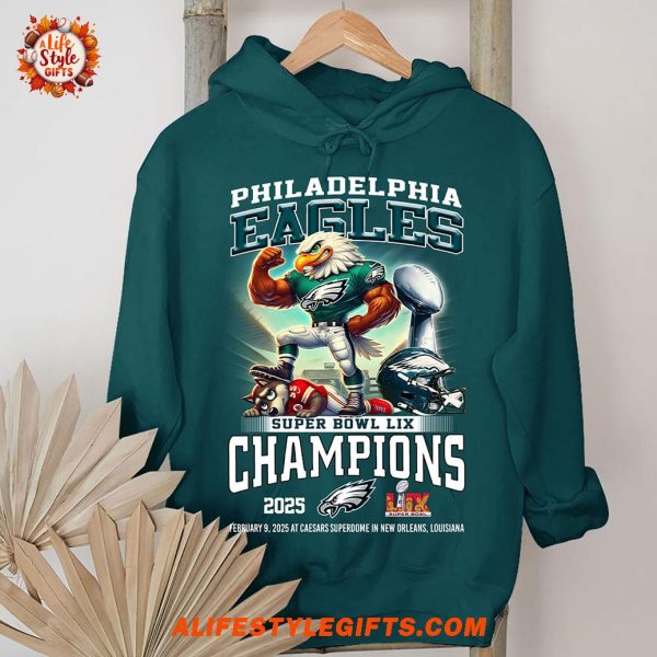 Philadelphia Eagles Super Bowl LIX Champions 2025 Limited T-Shirt