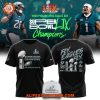 Philadelphia Eagles Super Bowl LIX Champions Club 2025 Black T-Shirt