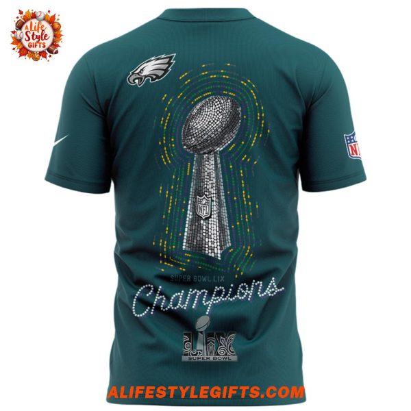 Philadelphia Eagles x Super Bowl LIX 2025 Champions Color Teams T-Shirt