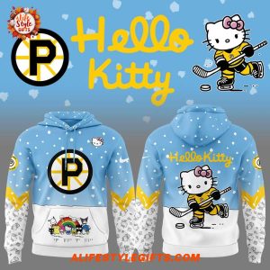 Providence Bruins x Hello Kitty Special Edition 2025 Hoodie