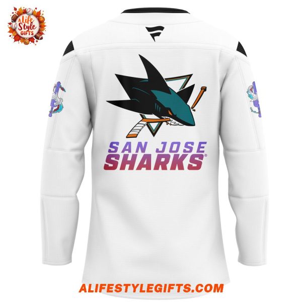 San Jose Sharks Black Hockey History Hockey Jersey