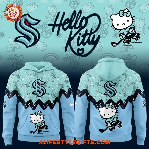 Seattle Kraken x Hello Kitty New Edition Hoodie