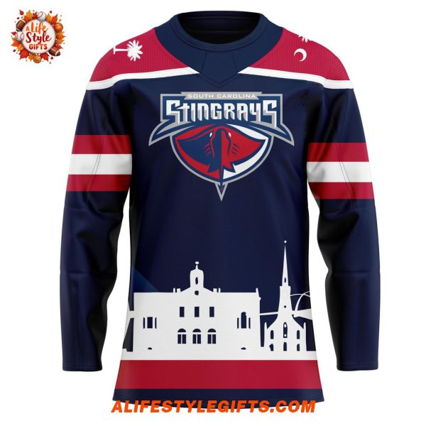 South Carolina Stingrays I Love CHS For Fans Hockey Jersey