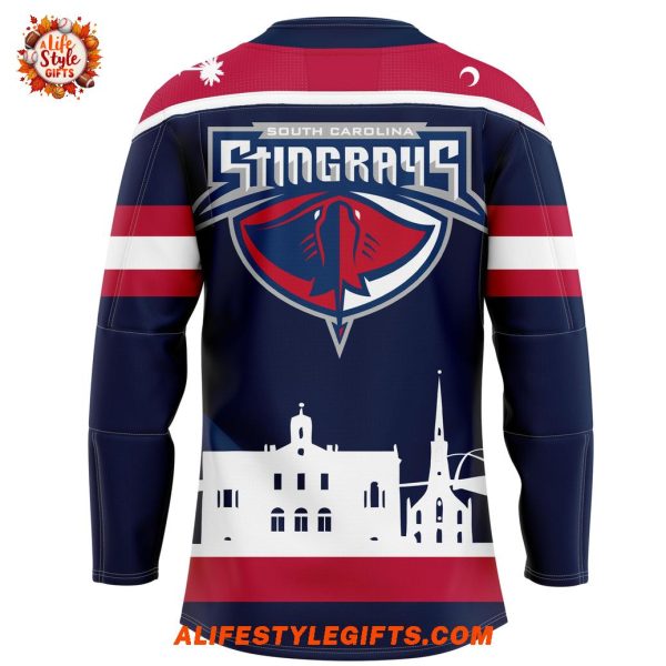 South Carolina Stingrays I Love CHS For Fans Hockey Jersey