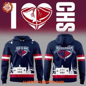 South Carolina Stingrays I Love CHS For Fans Hockey Jersey