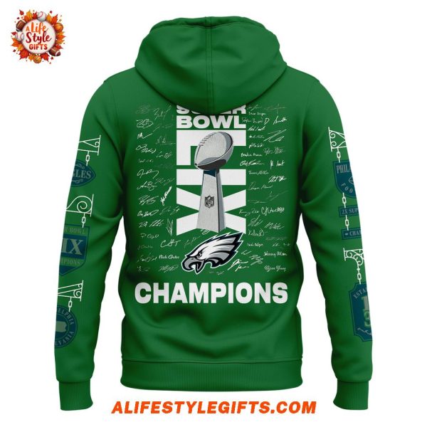 Super Bowl LIX Champions 2025 Philadelphia Eagles For Fans Limited Edition Hoodie