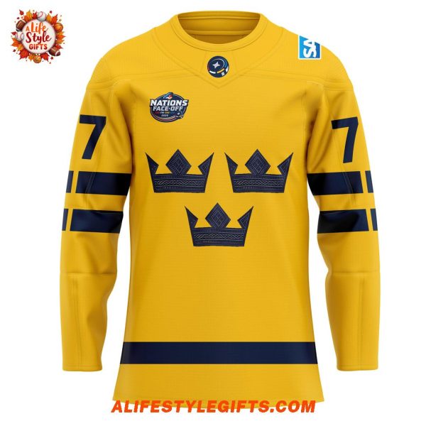 Team Sweden 4 Nations Face Off 2025 Limited Hockey Jersey