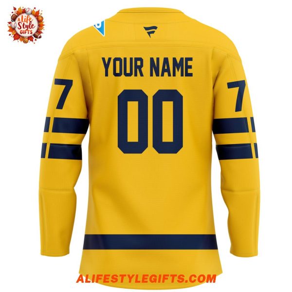 Team Sweden 4 Nations Face Off 2025 Limited Hockey Jersey