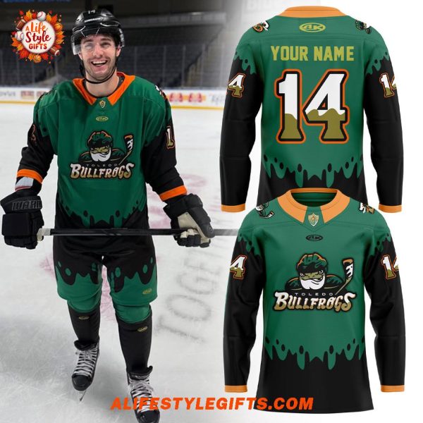 Toledo Walleye Bullfrogs Uniform 2025 Hockey Jersey