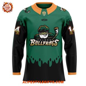 Toledo Walleye Bullfrogs Uniform 2025 Hockey Jersey