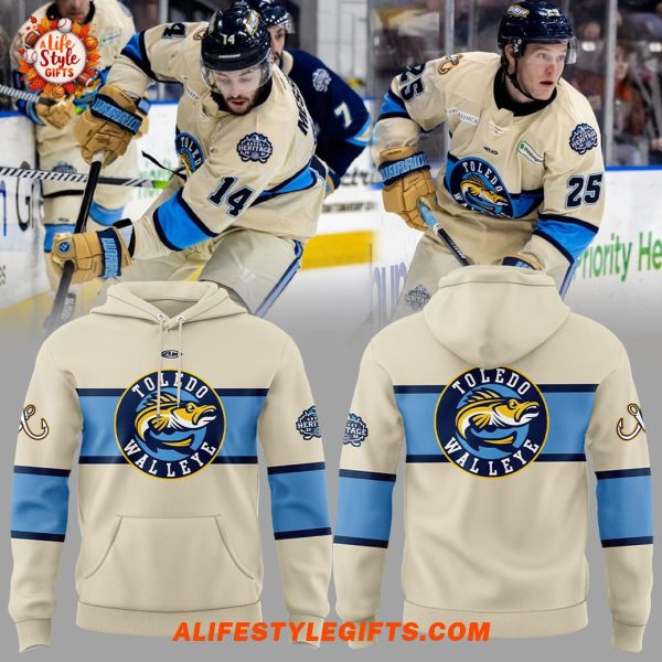 Toledo Walleye Hockey Heritage Uniform New Edition 2025 Hoodie