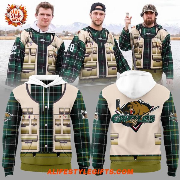 Utah Grizzlies Fishing Night New Edition For Fans Hoodie