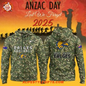 West Coast Eagles ANZAC Day 2025 Hoodie