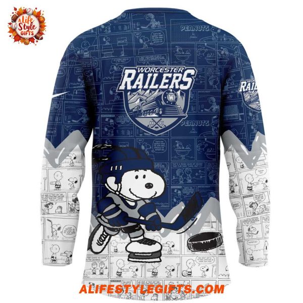 Worcester Railers 75th Anniversary 2025 For Fans Hockey Jersey