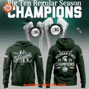 2025 Big Ten Regular Season Champions Michigan State Hoodie